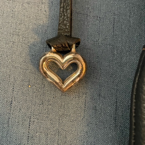 Brighton Leather Shoulder Bag, Chocolate Brown, EUC - Picture 3 of 5